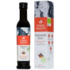 Maisto papildas „Elemental Elixir“ su juodaisiais beržo grybais (chaga), ekologiškas (250ml)